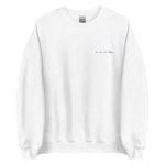 "La vie est belge" Sweatshirt brodé "cœur" – Image 3