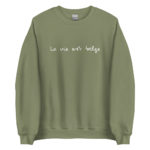 "La vie est belge" Sweatshirt – Image 7