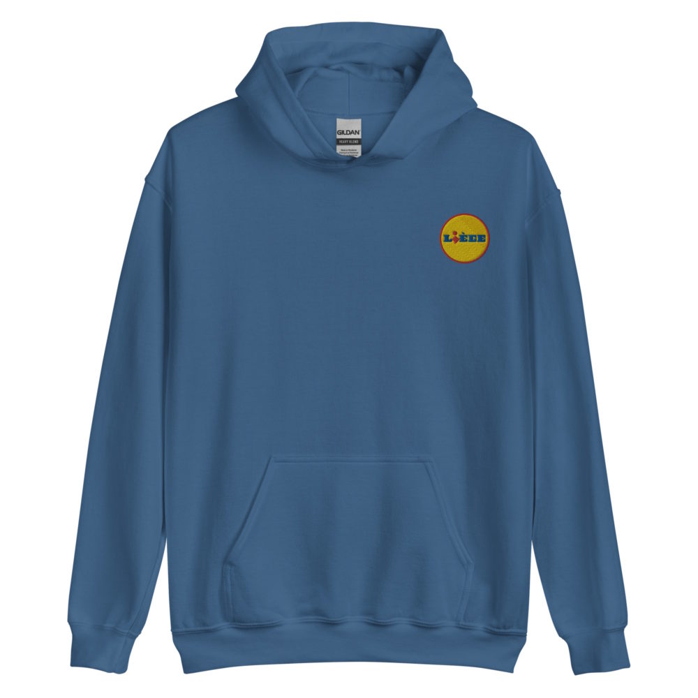 "Liège - Lidl" Sweat à capuche brodé "cœur" – Image 10
