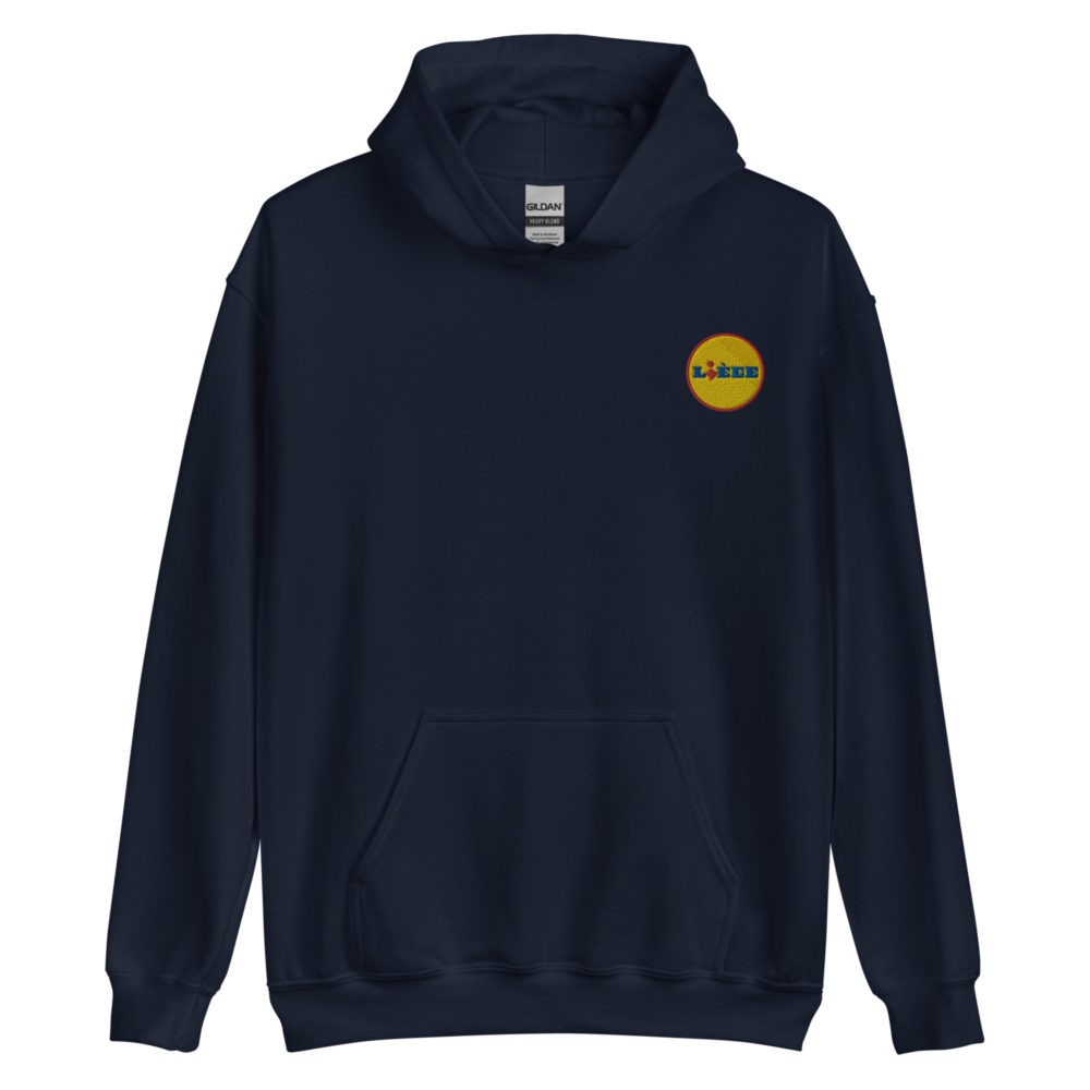 "Liège - Lidl" Sweat à capuche brodé "cœur" – Image 13