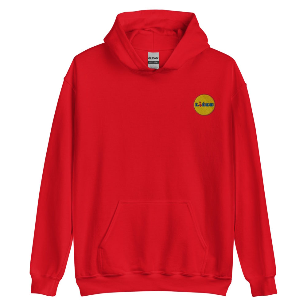 "Liège - Lidl" Sweat à capuche brodé "cœur" – Image 14