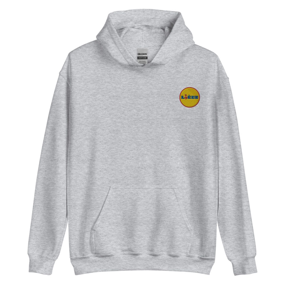 "Liège - Lidl" Sweat à capuche brodé "cœur" – Image 6