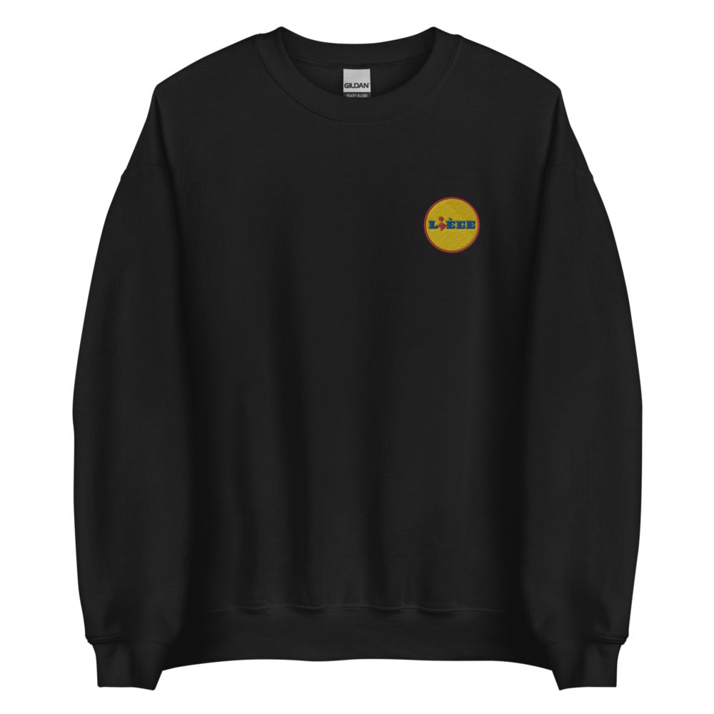 "Liège - Lidl" Sweatshirt brodé "cœur" – Image 4