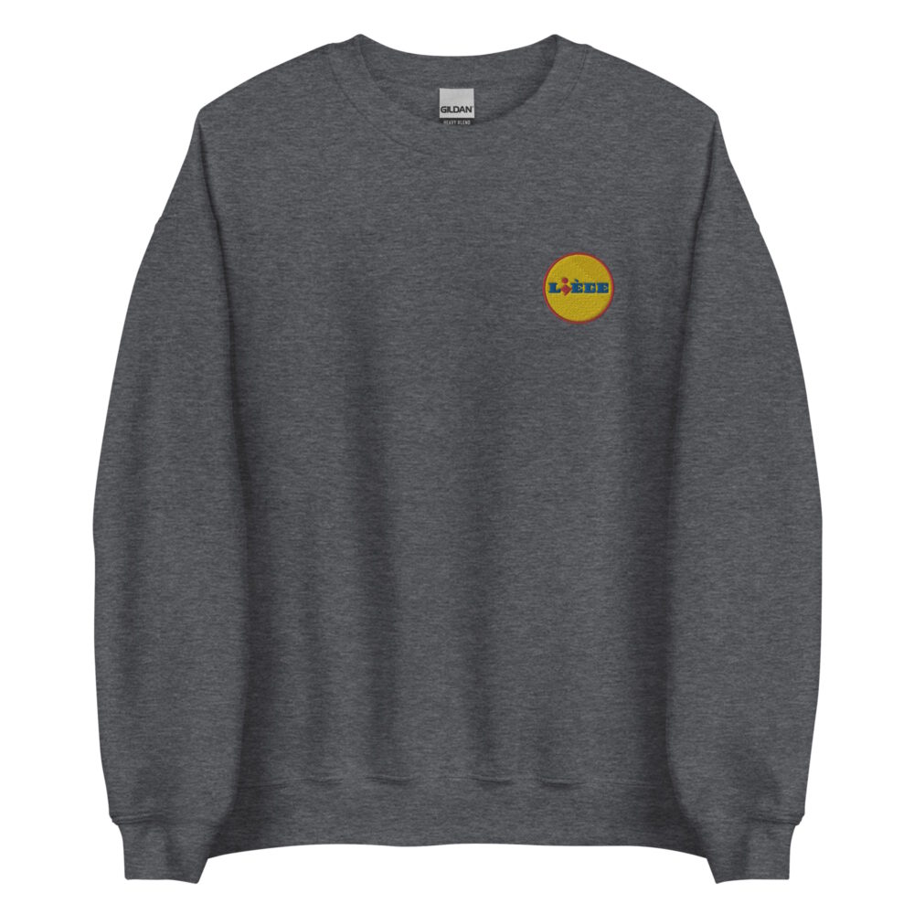 "Liège - Lidl" Sweatshirt brodé "cœur" – Image 5