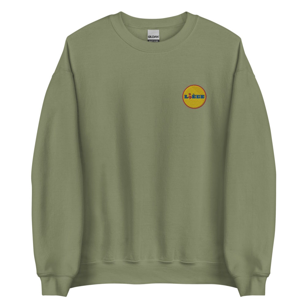 "Liège - Lidl" Sweatshirt brodé "cœur" – Image 9