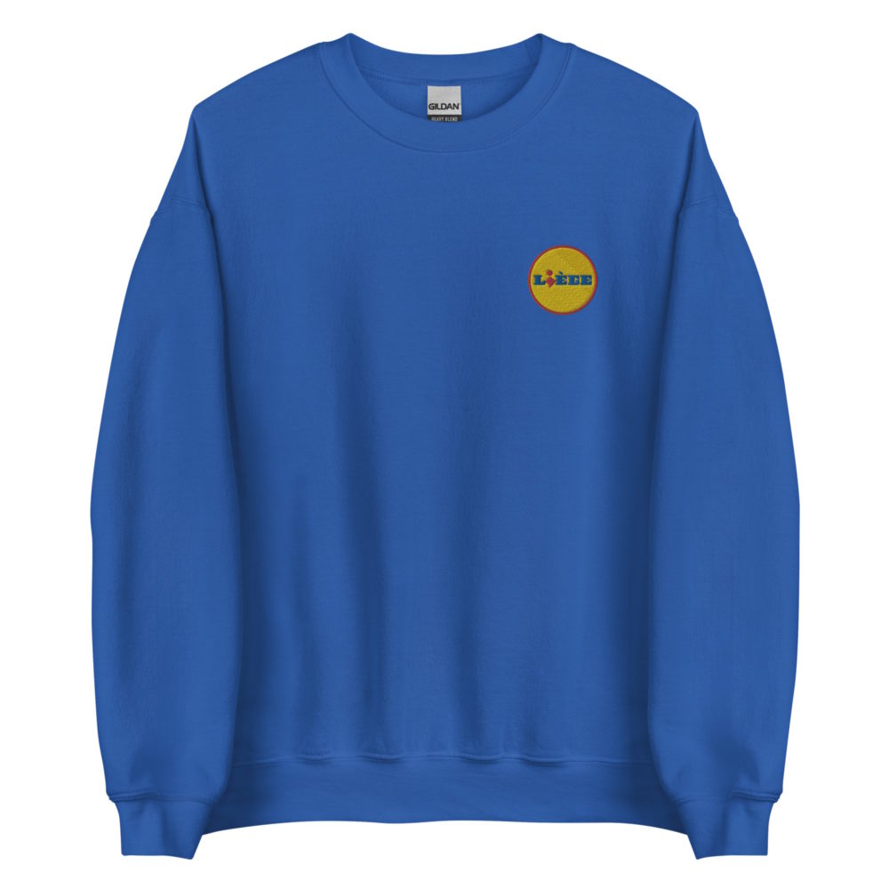 "Liège - Lidl" Sweatshirt brodé "cœur" – Image 6