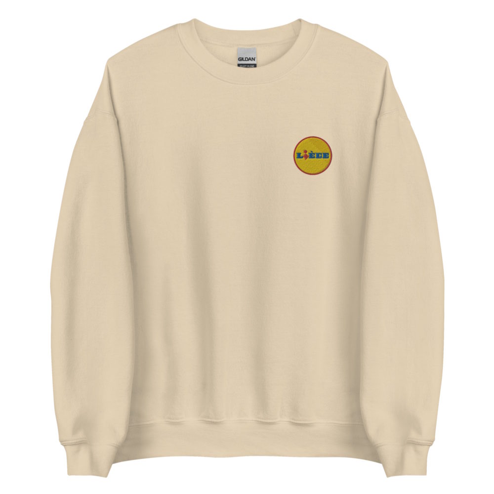 "Liège - Lidl" Sweatshirt brodé "cœur" – Image 8