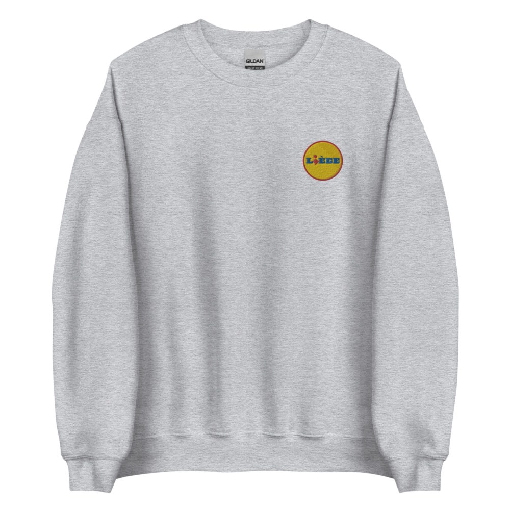 "Liège - Lidl" Sweatshirt brodé "cœur" – Image 7