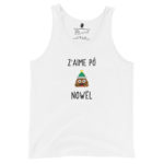 "Z'aime pô Nowël" Débardeur – Image 2