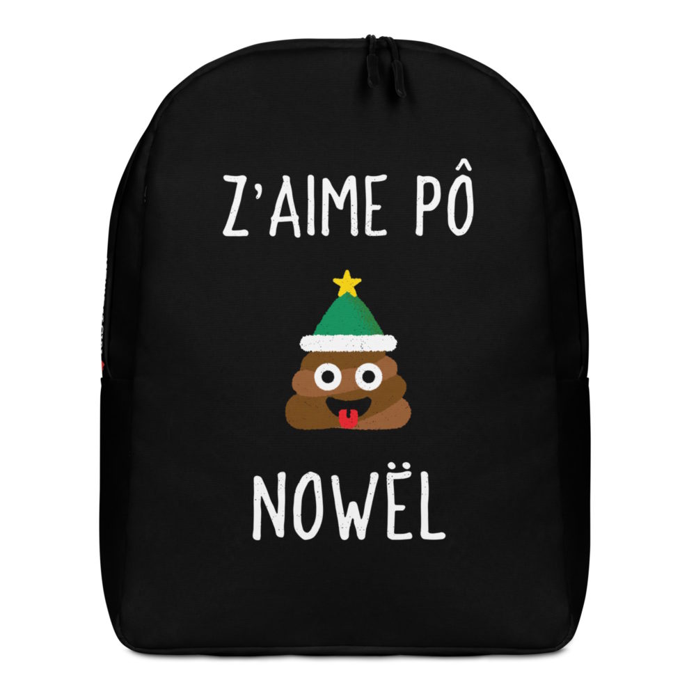 "Z'aime pô Nowël" - Sac à dos – Image 6