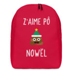 "Z'aime pô Nowël" - Sac à dos – Image 3