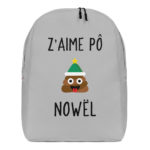 "Z'aime pô Nowël" - Sac à dos – Image 4