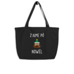 "Z'aime pô Nowël" Shopping bag éco-friendly – Image 2
