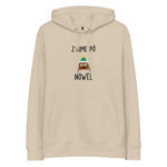 "Z'aime pô Nowël" Sweat à capuche éco-friendly – Image 2