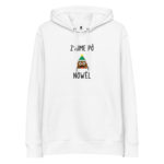 "Z'aime pô Nowël" Sweat à capuche éco-friendly – Image 4