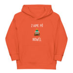 "Z'aime pô Nowël" Sweat à capuche éco-friendly enfant – Image 2