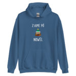 "Z'aime pô Nowël" Sweat à capuche