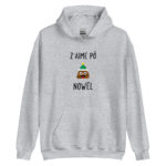"Z'aime pô Nowël" Sweat à capuche – Image 5