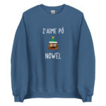"Z'aime pô Nowël" Sweatshirt – Image 8