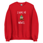"Z'aime pô Nowël" Sweatshirt – Image 12