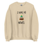 "Z'aime pô Nowël" Sweatshirt – Image 5