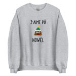 "Z'aime pô Nowël" Sweatshirt – Image 4