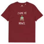 “Z'aime pô Nowël” Tee-shirt éco-friendly – Image 13