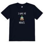 "Z'aime pô Nowël" Tee-shirt enfant éco-friendly – Image 3