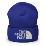 "The Peket Face" Bonnet brodé