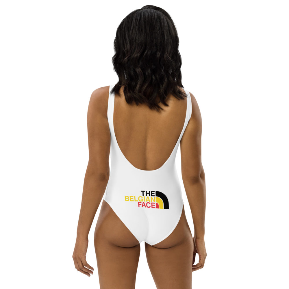 "The Belgian Face - Flag" Maillot de bain une pièce – Image 7