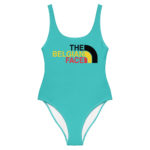 "The Belgian Face - Flag" Maillot de bain une pièce – Image 4