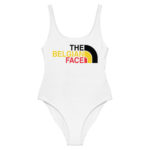 "The Belgian Face - Flag" Maillot de bain une pièce