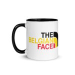 "The Belgian Face - Flag" Mug coloré
