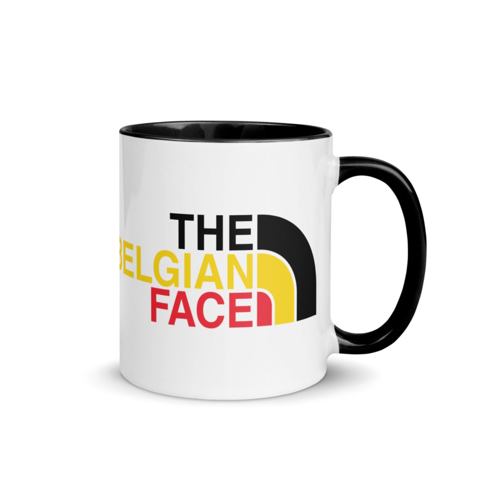 "The Belgian Face - Flag" Mug coloré – Image 4