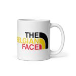 "The Belgian Face - Flag" Mug – Image 2