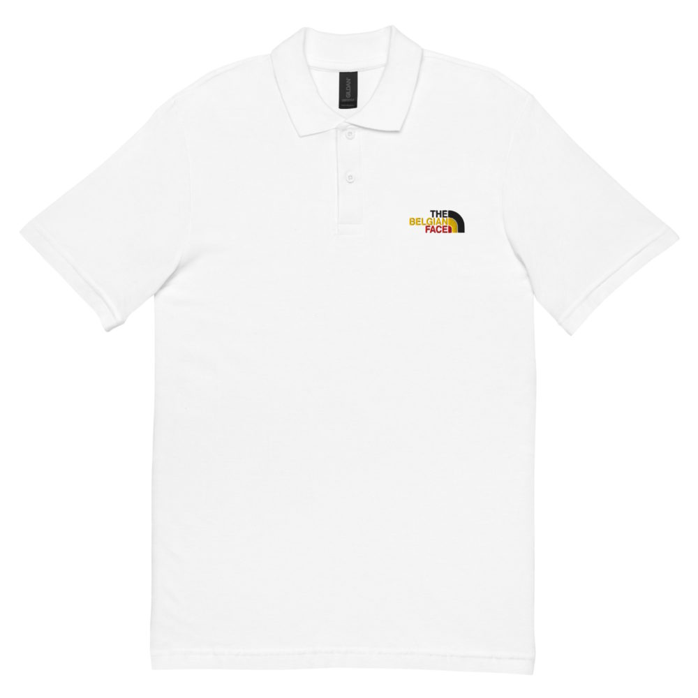 "The Belgian Face - Flag" Polo brodé – Image 3