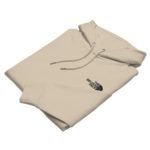 "The Belgian Face" Sweat à capuche brodé "cœur" éco-friendly