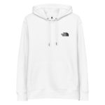 "The Peket Face" Sweat à capuche brodé "cœur" éco-friendly – Image 2