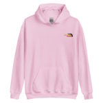 "The Belgian Face - Flag" Sweat à capuche brodé "cœur" – Image 5