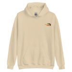 "The Belgian Face - Flag" Sweat à capuche brodé "cœur" – Image 8